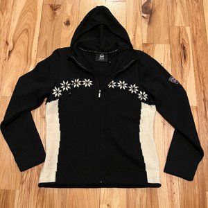 Rare - Dale of Norway Womens Hooded Full Zip Sweater